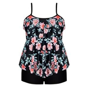 New Plus Tankini 2-Piece Swimsuit 4XL